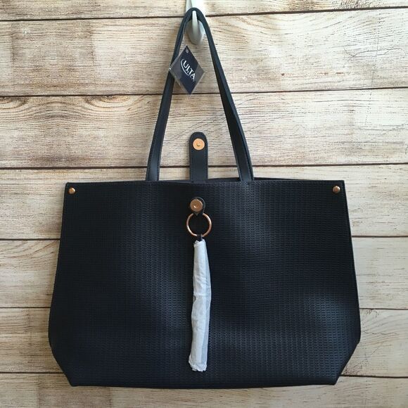NEW‎ WITH TAGS ULTA TOTE BAG IN NAVY BLUE - Picture 1 of 5
